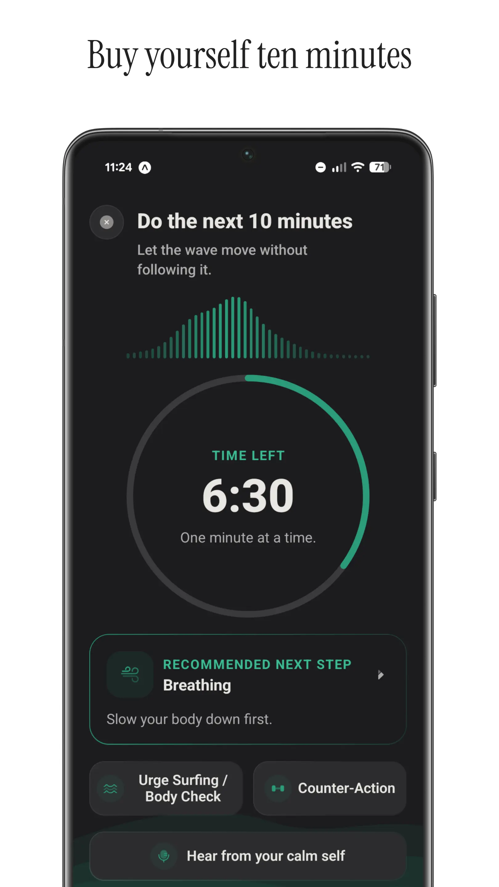Buy yourself ten minutes — emergency 10-minute timer